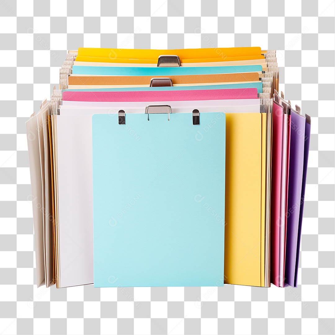 Arquivos Organizados PNG Transparente