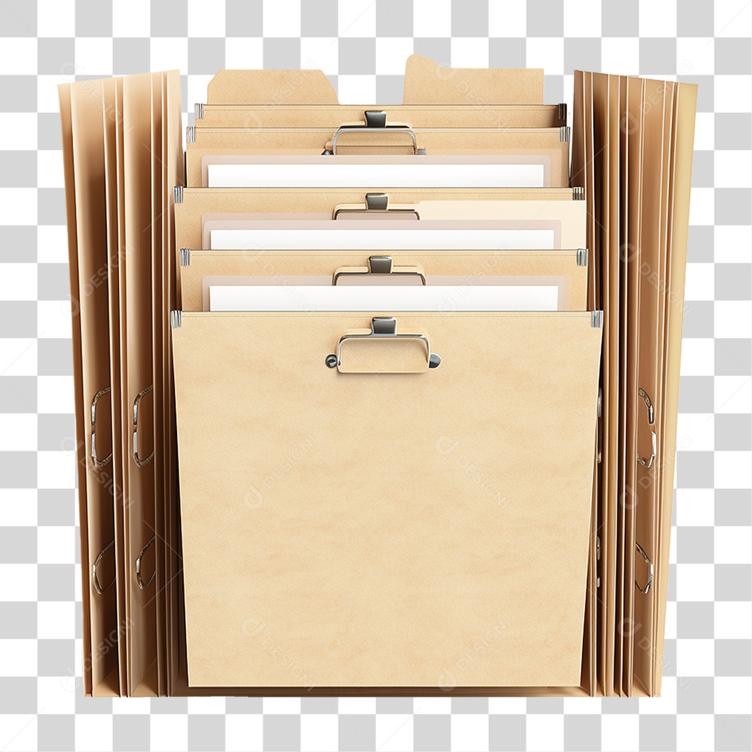 Arquivos Organizados PNG Transparente