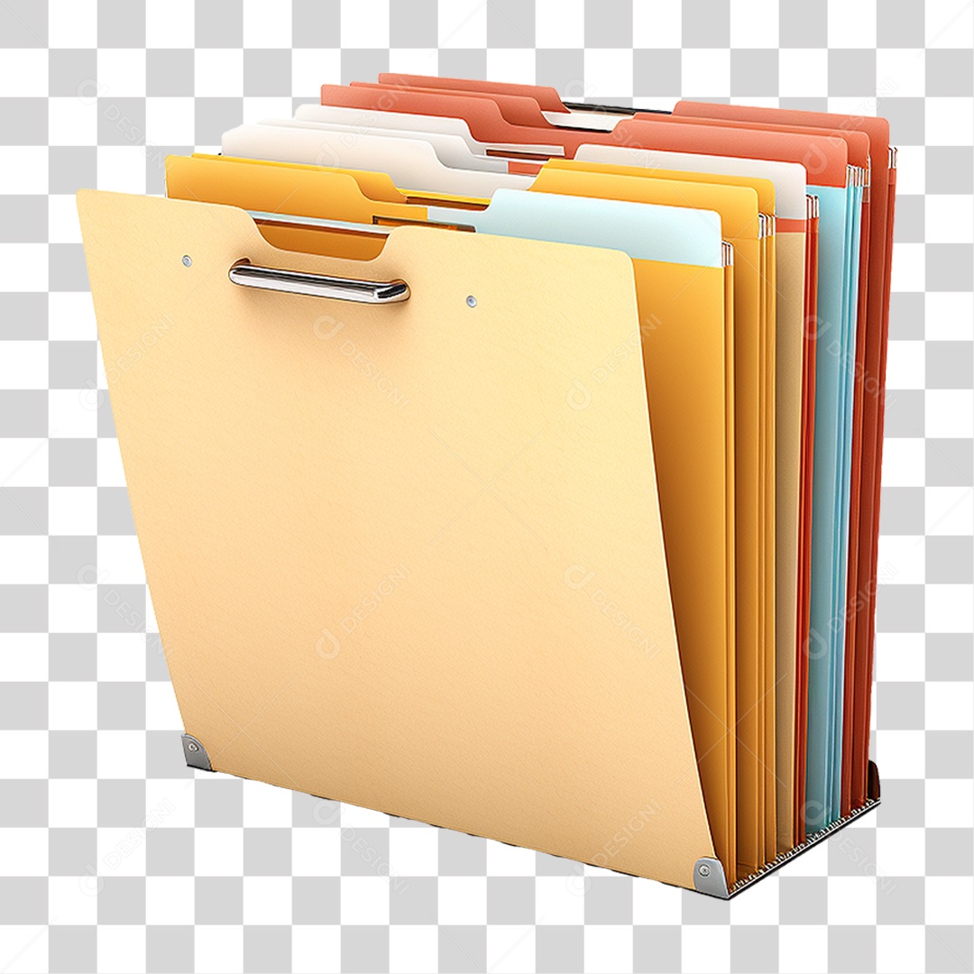 Arquivos Organizados PNG Transparente