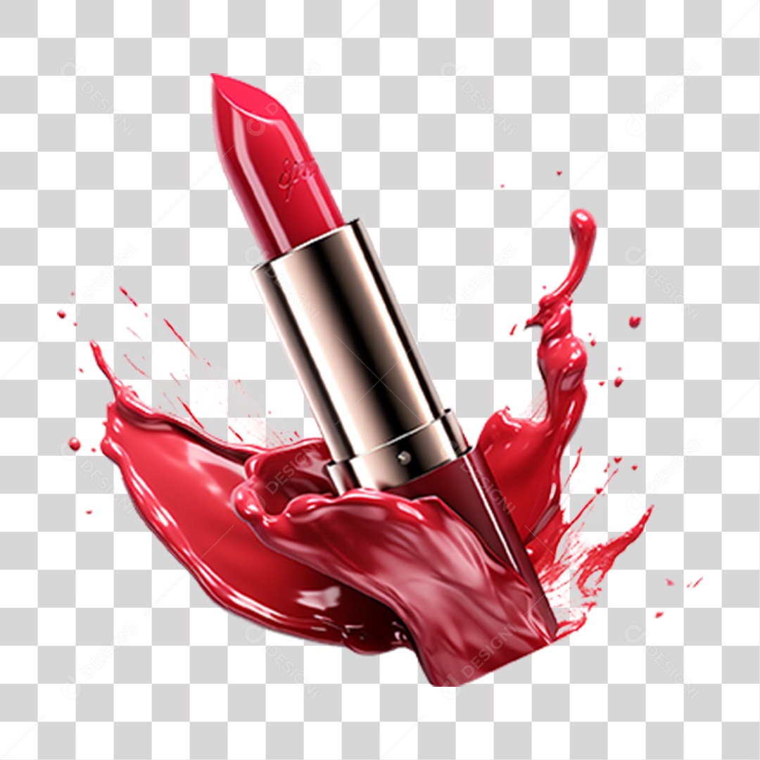 Batom Maquiagem PNG Transparente