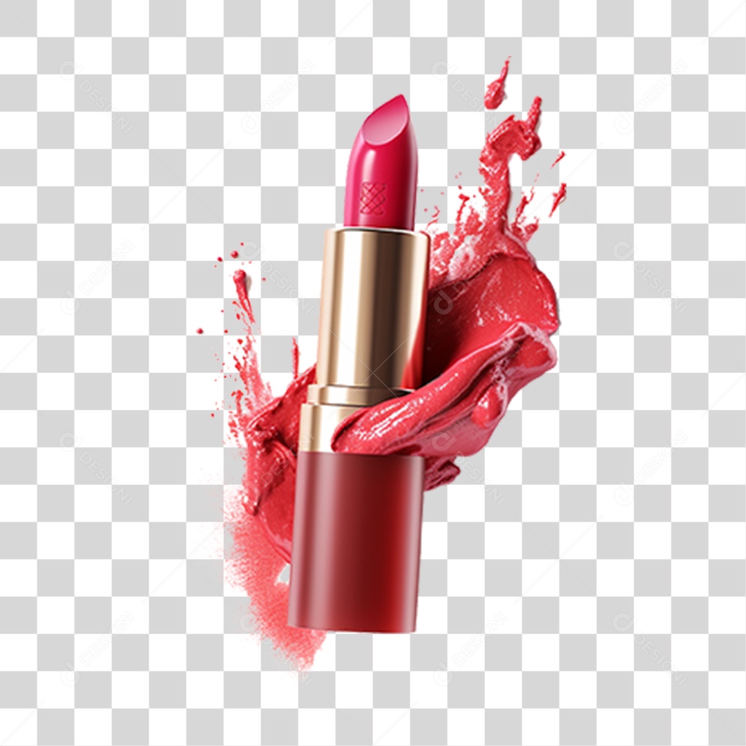 Batom Maquiagem PNG Transparente