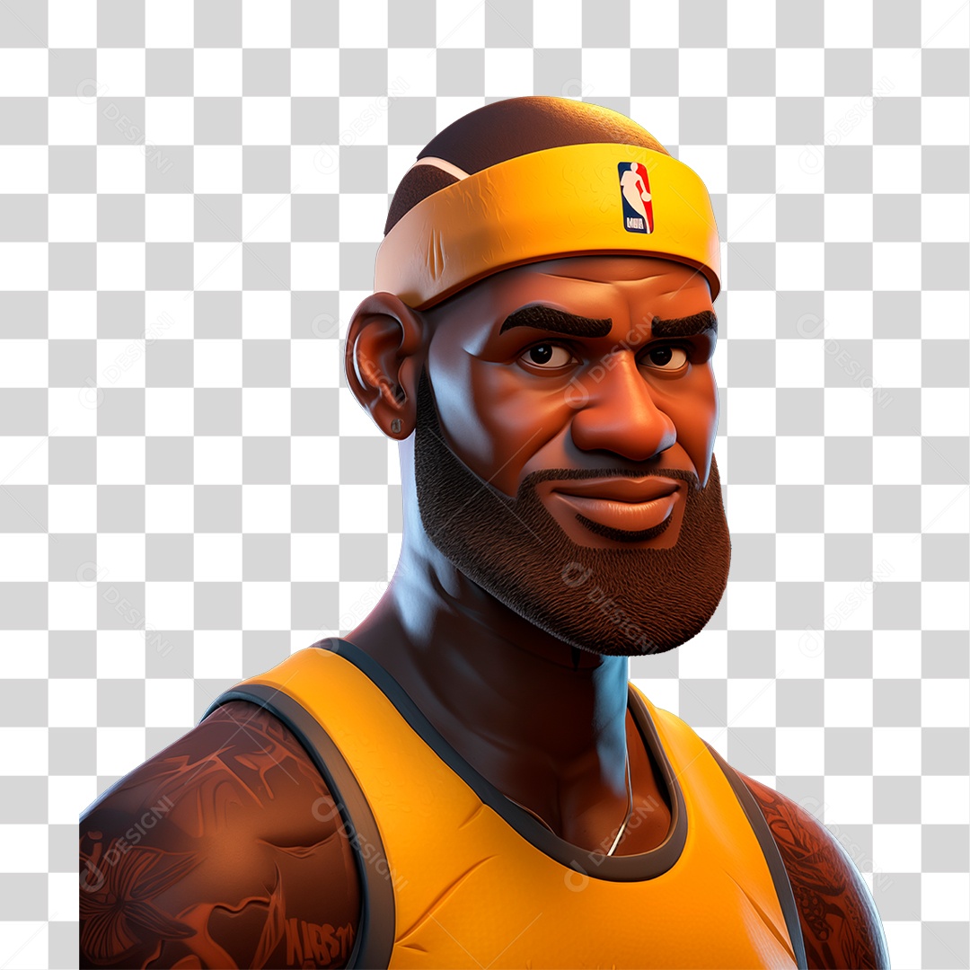 Jogador de Basquete PNG Transparente