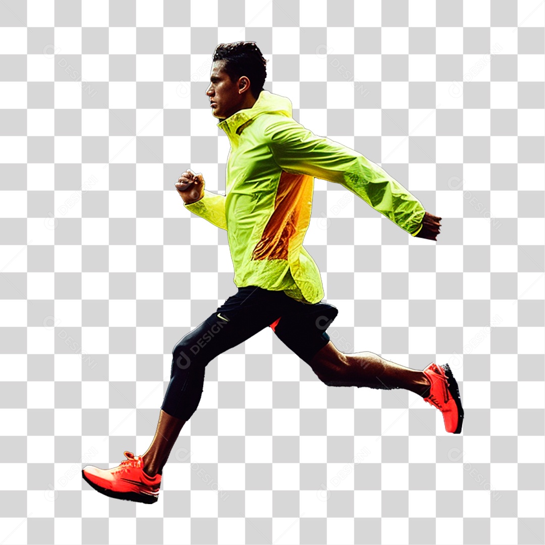 Atleta Competidor PNG Transparente