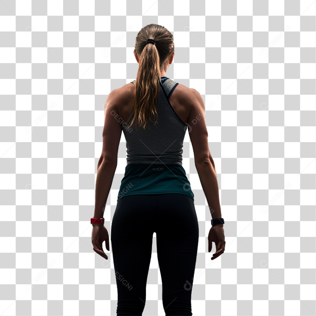 Atleta Competidor PNG Transparente