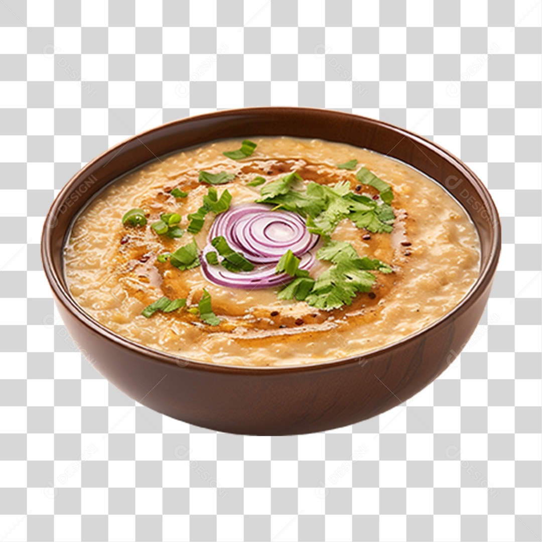 Haleem Sopa Prato PNG Transparente