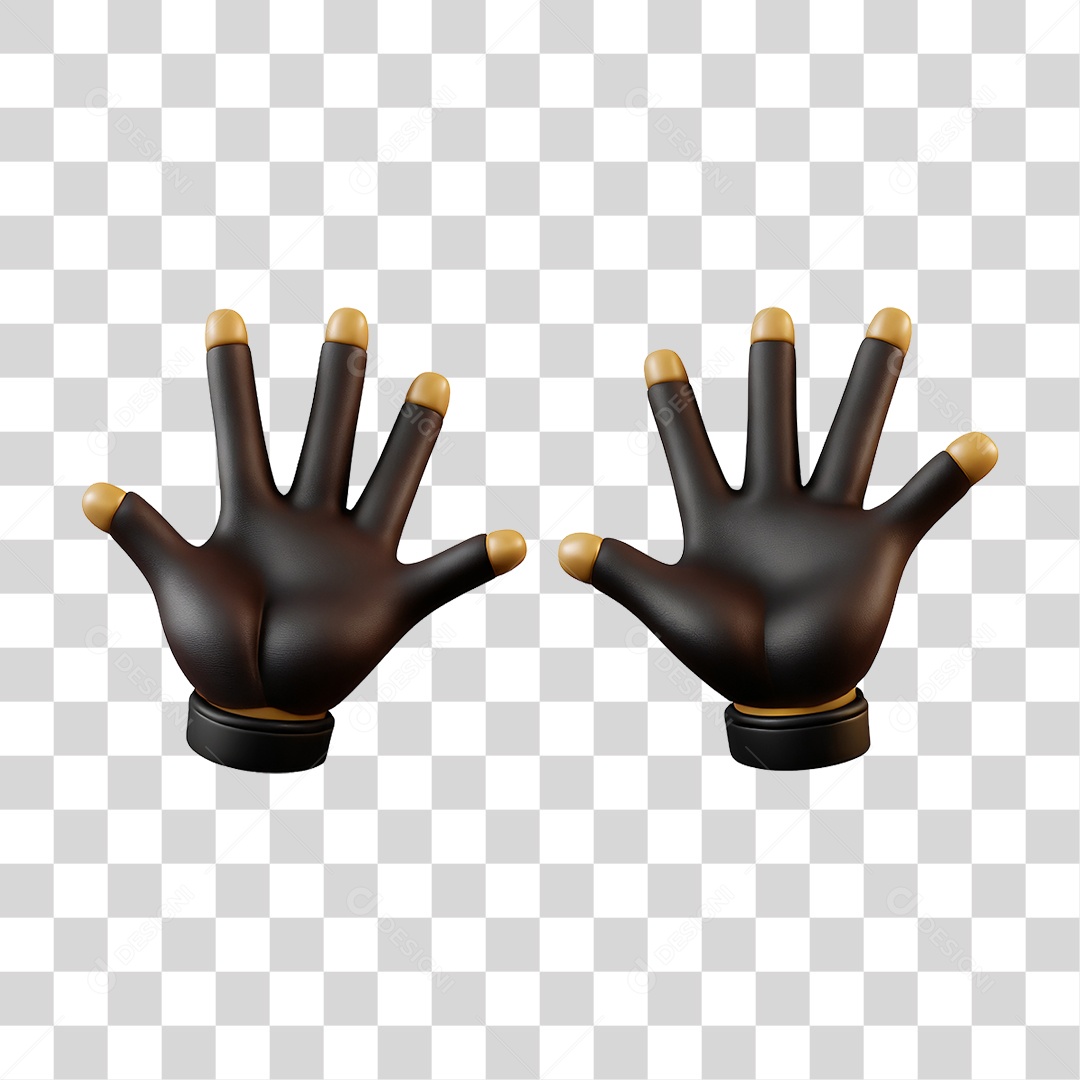 Mãos Acenando PNG Transparente