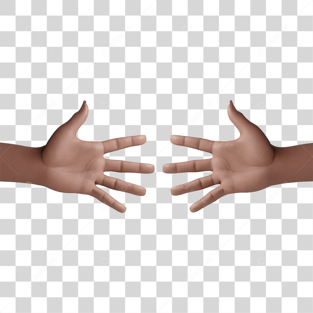 Mãos Acenando PNG Transparente