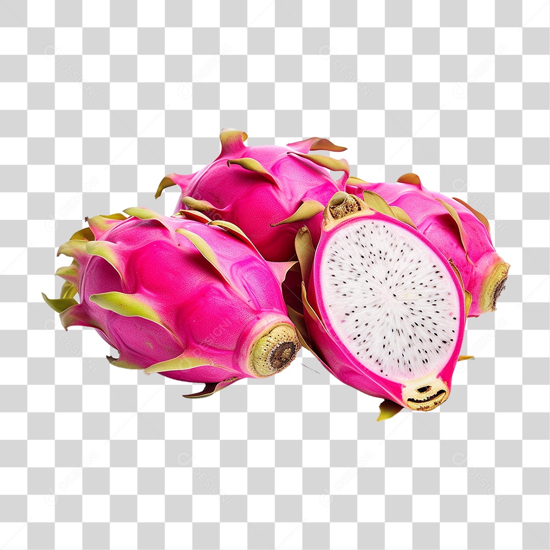 Fruta Pitaya PNG Transparente