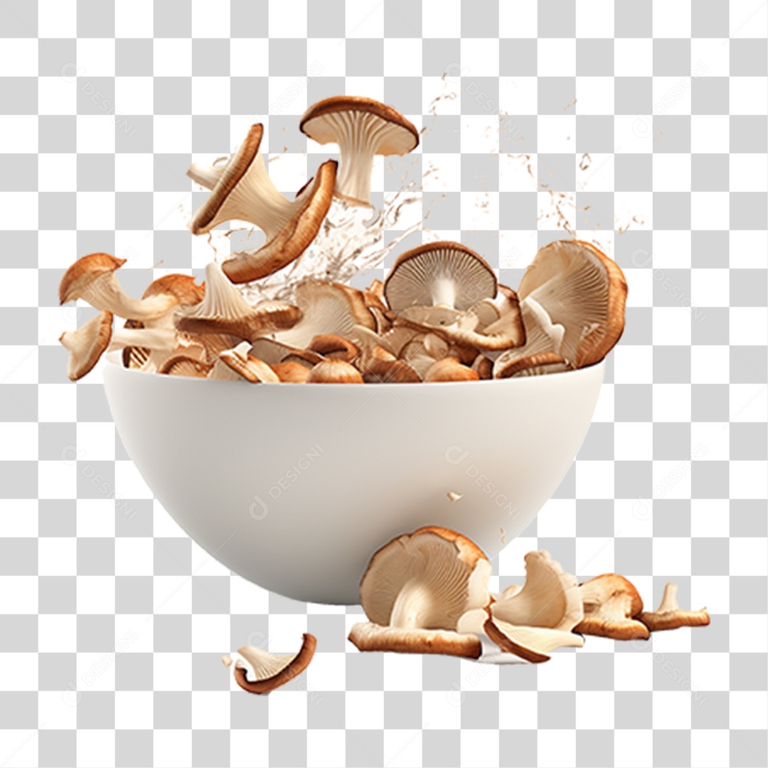 Cogumelos Frescos PNG Transparente