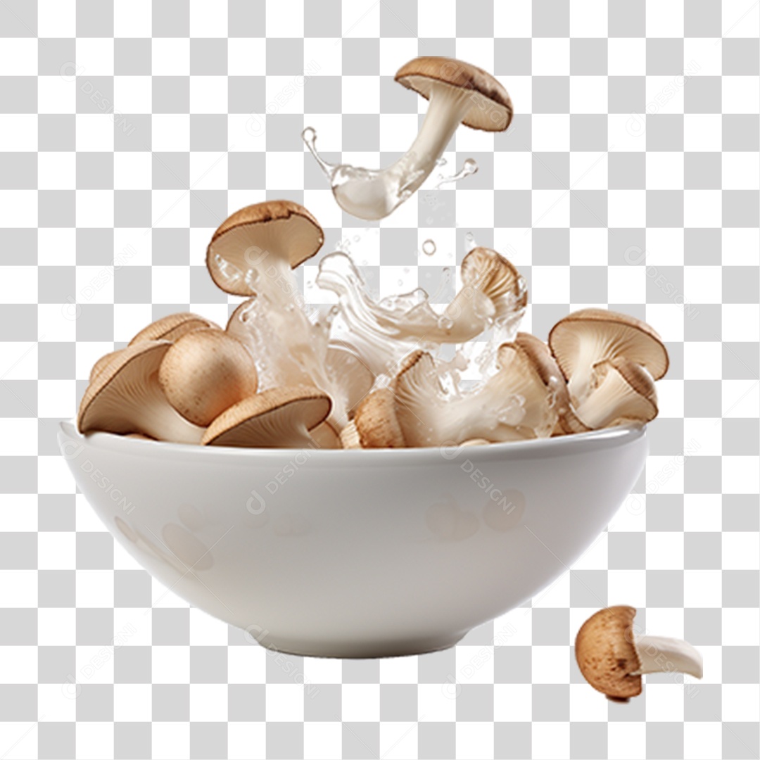 Cogumelos Frescos PNG Transparente
