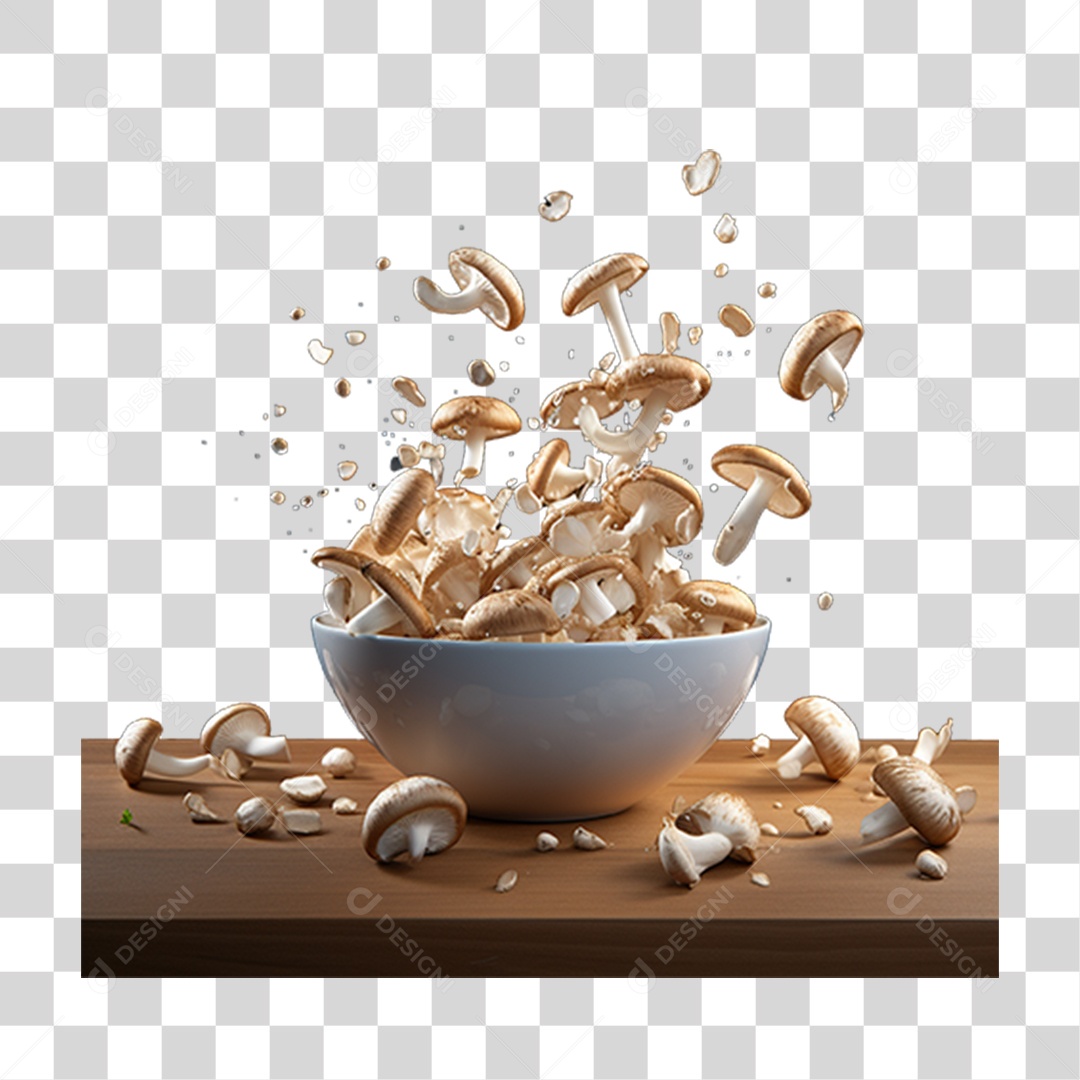Cogumelos Frescos PNG Transparente