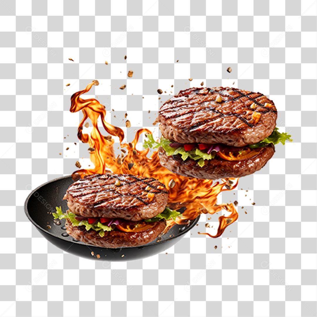 Hambúrguer PNG Transparente