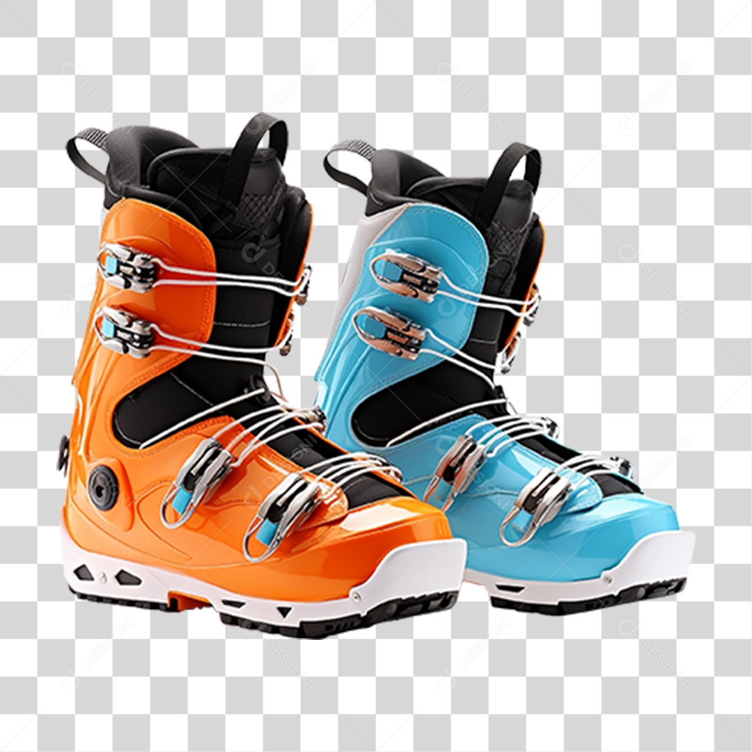 Sapatos de Esquiar PNG Transparente