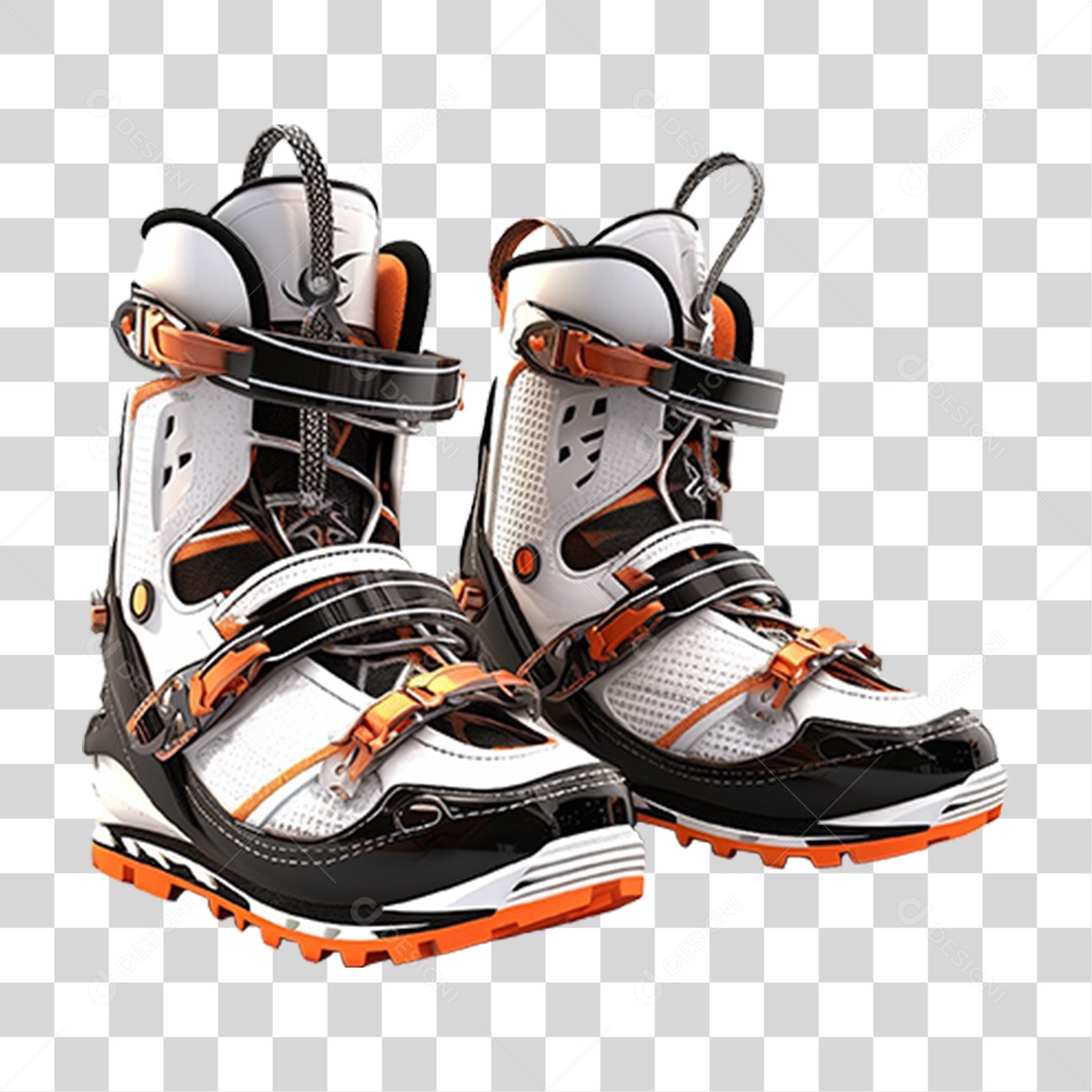 Sapatos de Esqui PNG Transparente