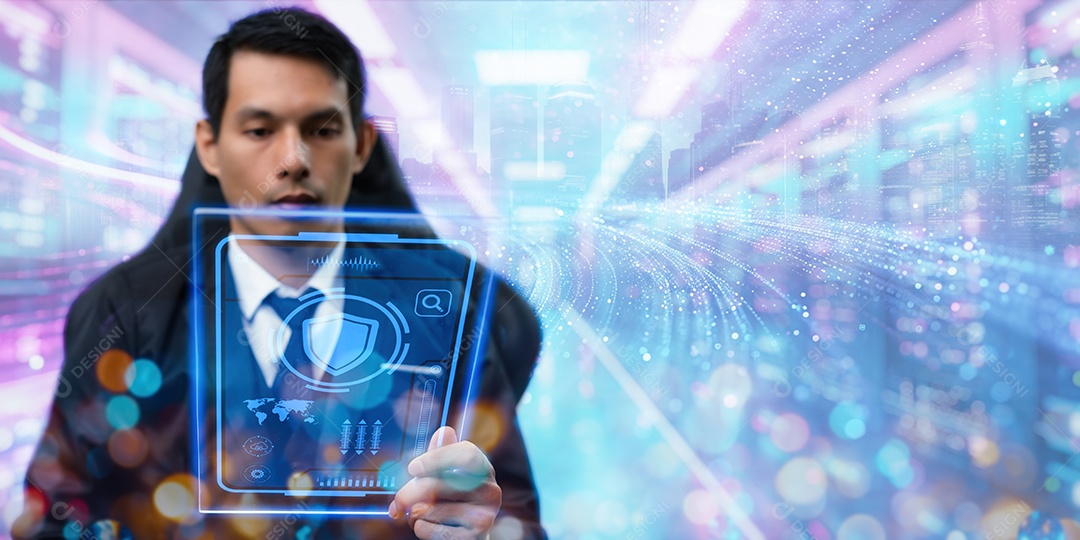 Homem empresário de negócios