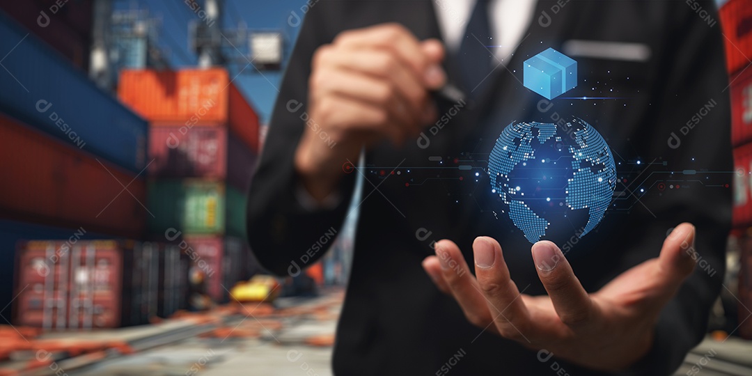 Homem empresário de negócios