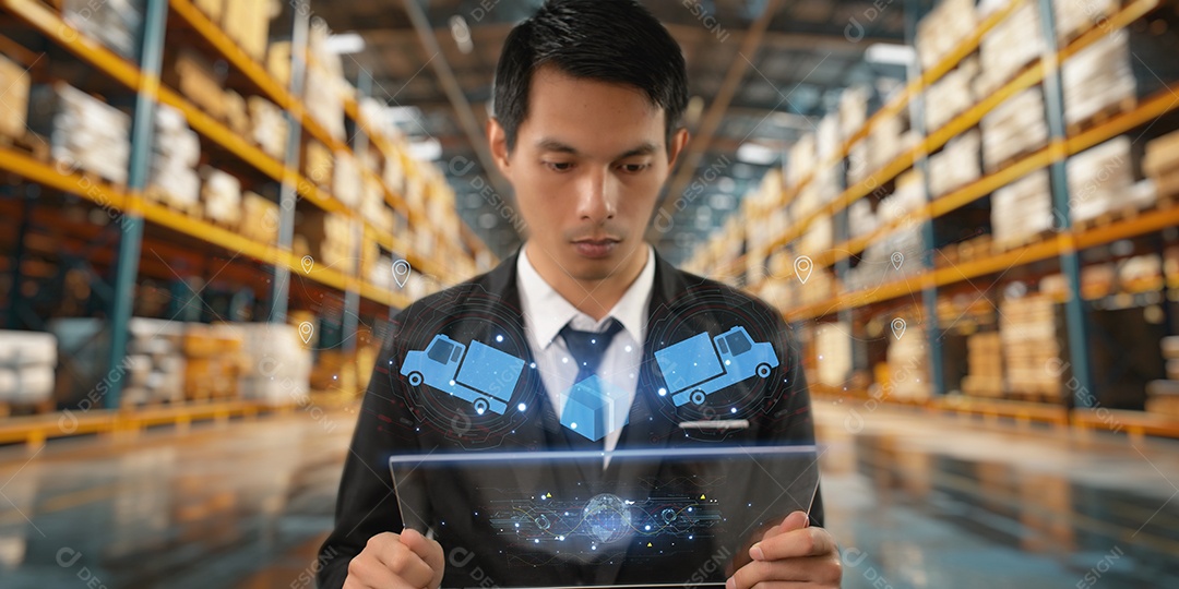 Homem empresário de negócios