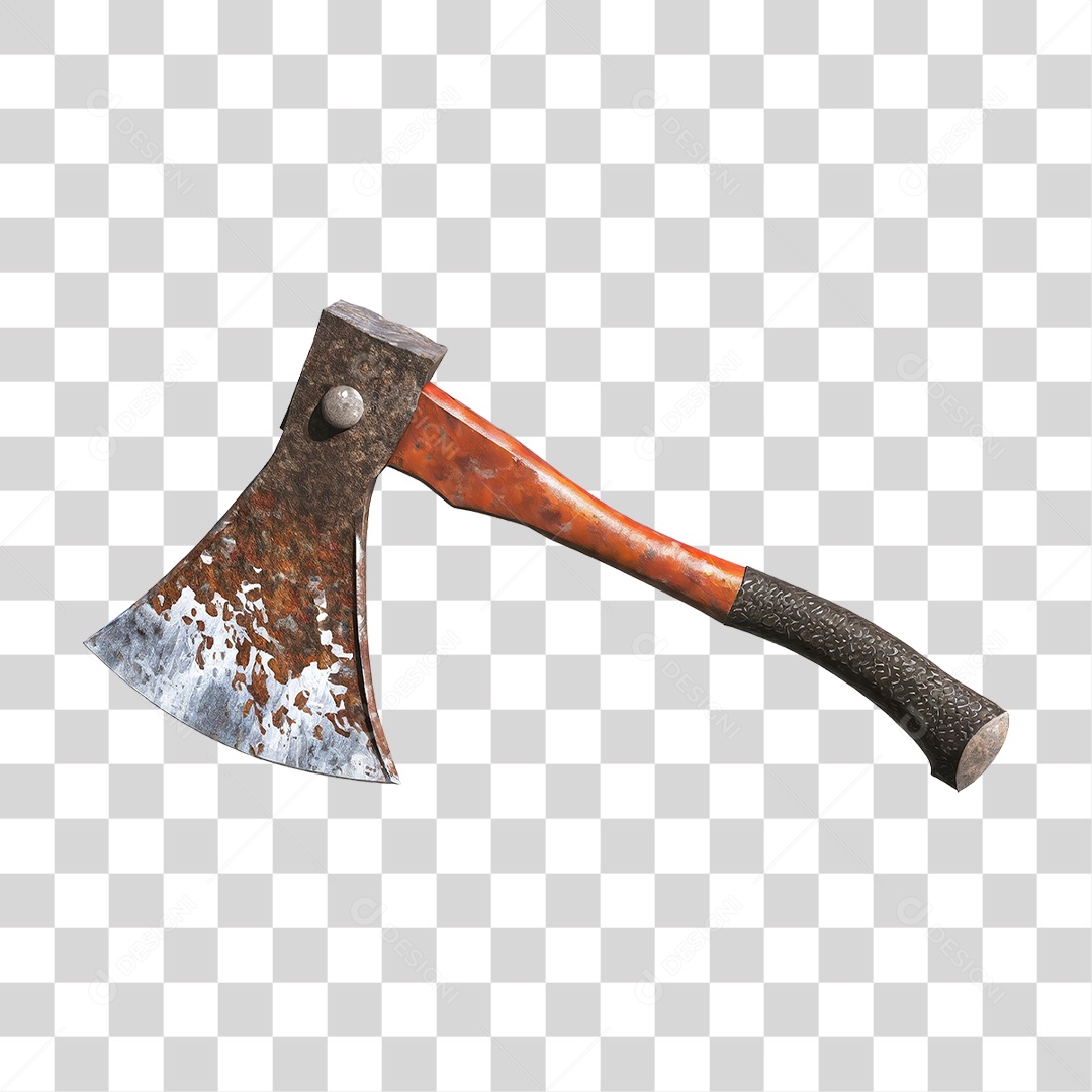 Machado Enferrujado PNG Transparente