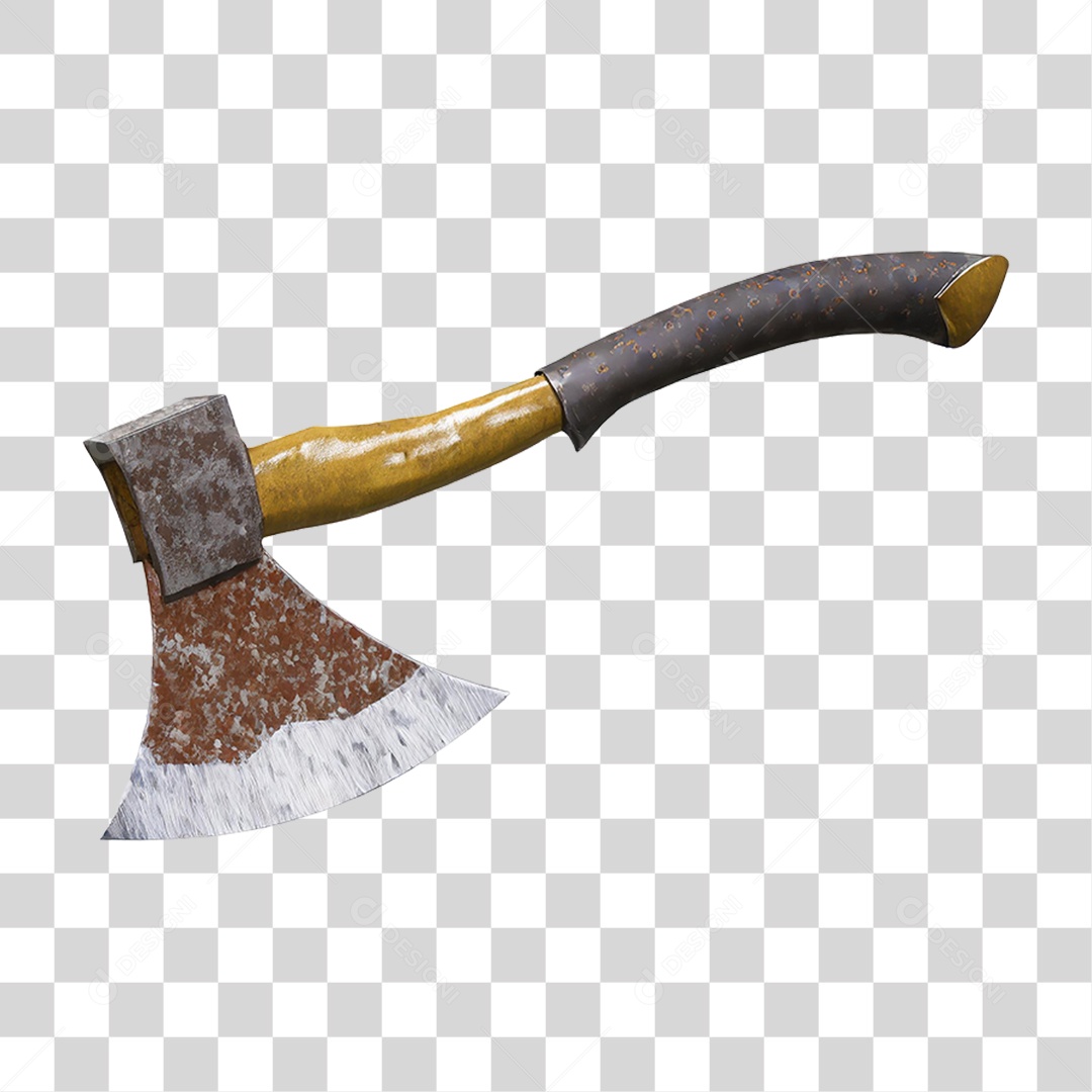 Machado Enferrujado PNG Transparente