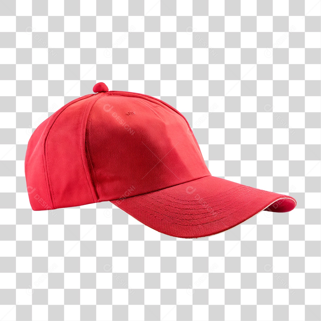 Boné Vermelho PNG Transparente