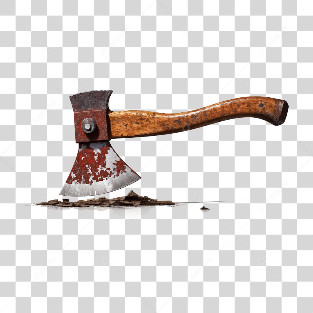 Machado Enferrujado PNG Transparente