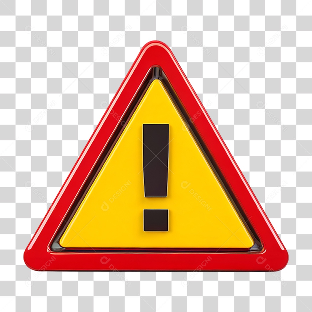 Placa de Trânsito PNG Transparente