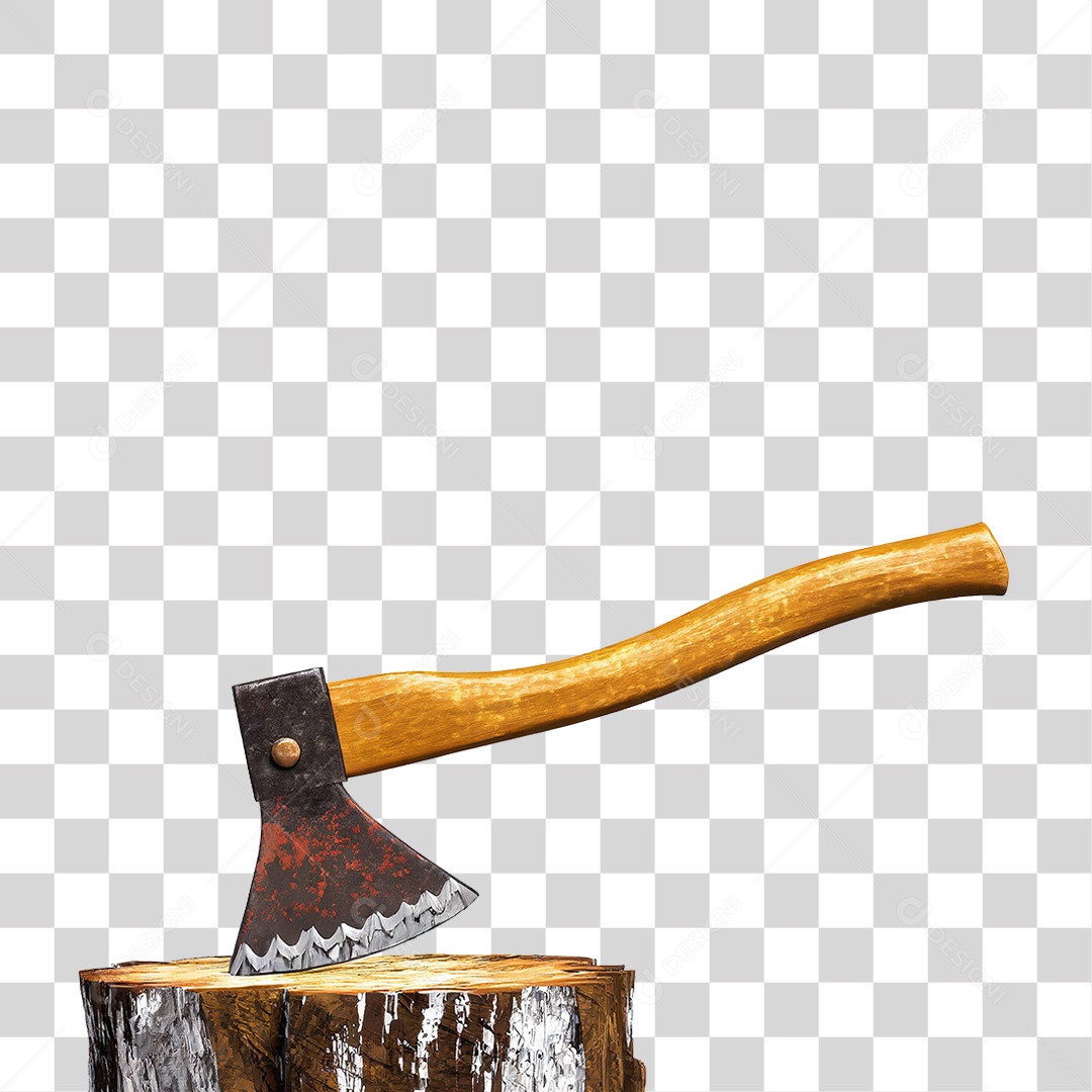 Machado Enferrujado PNG Transparente