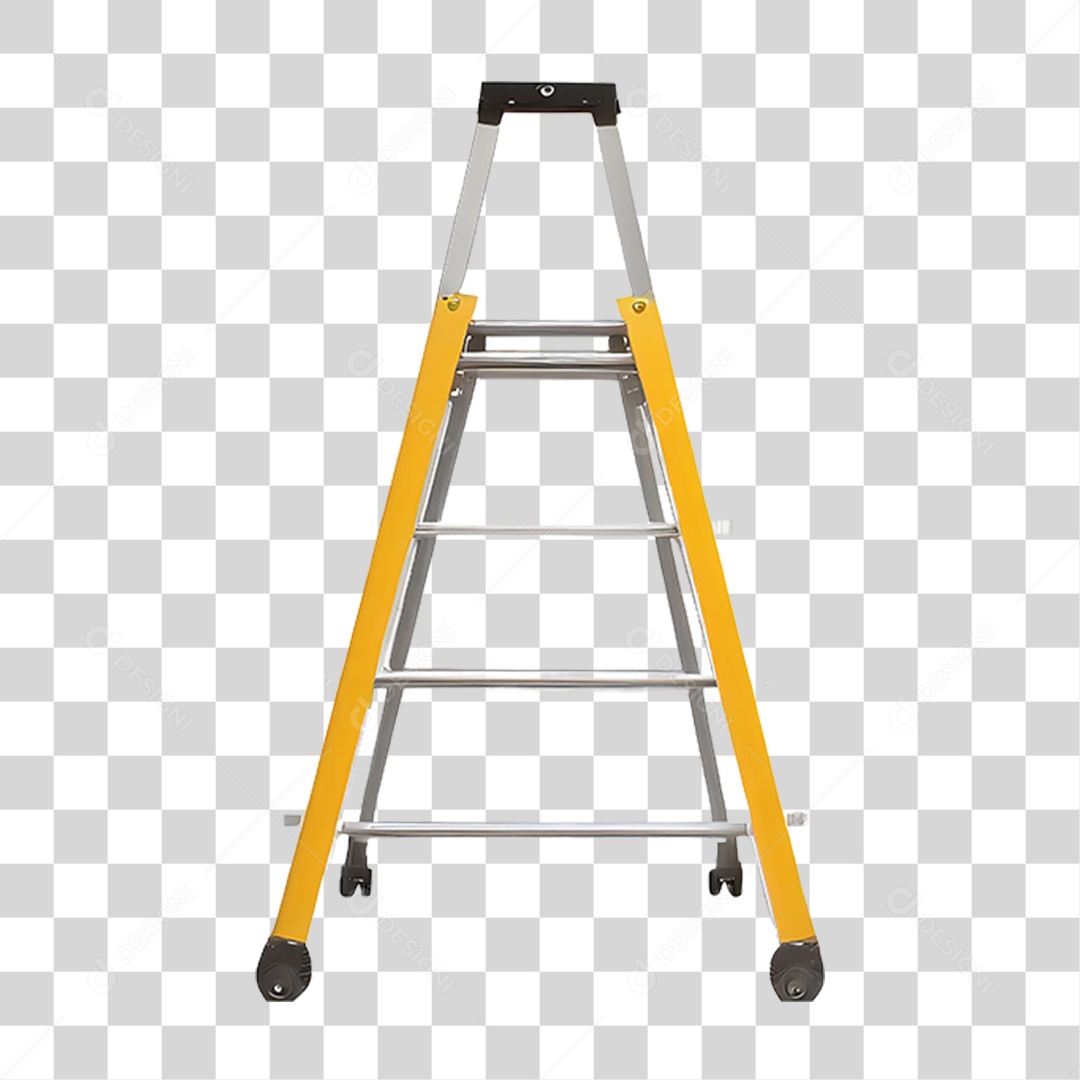 Escada Metálica PNG Transparente
