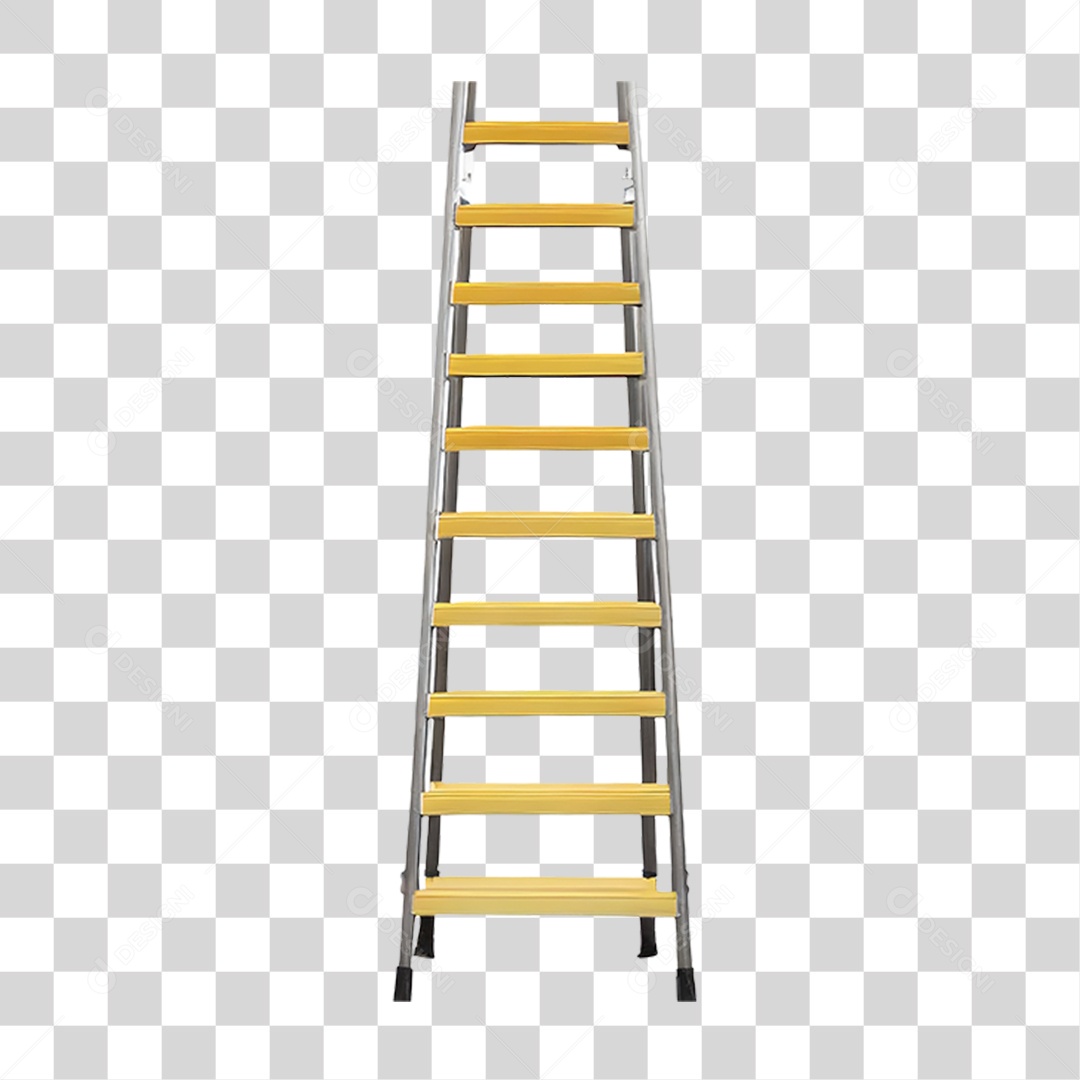 Escada Metálica PNG Transparente
