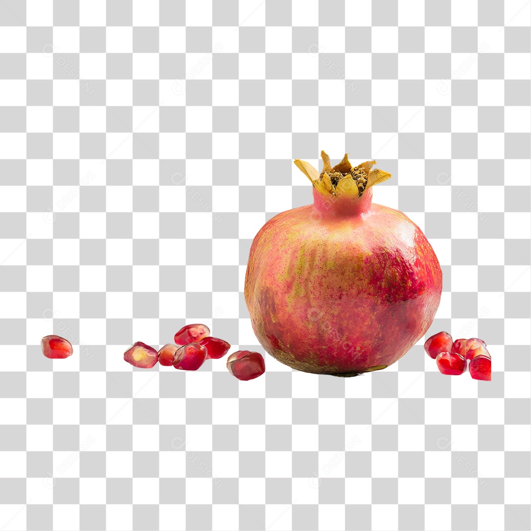 Romã Madura PNG Transparente