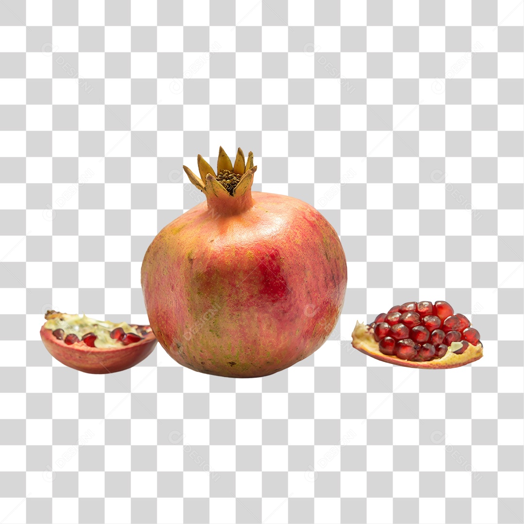 Romã Madura PNG Transparente