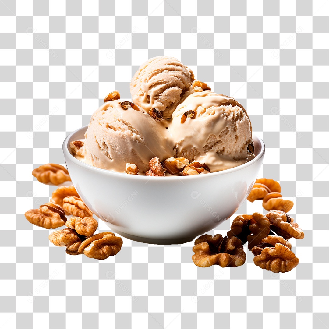 Tigela de Sorvete PNG Transparente