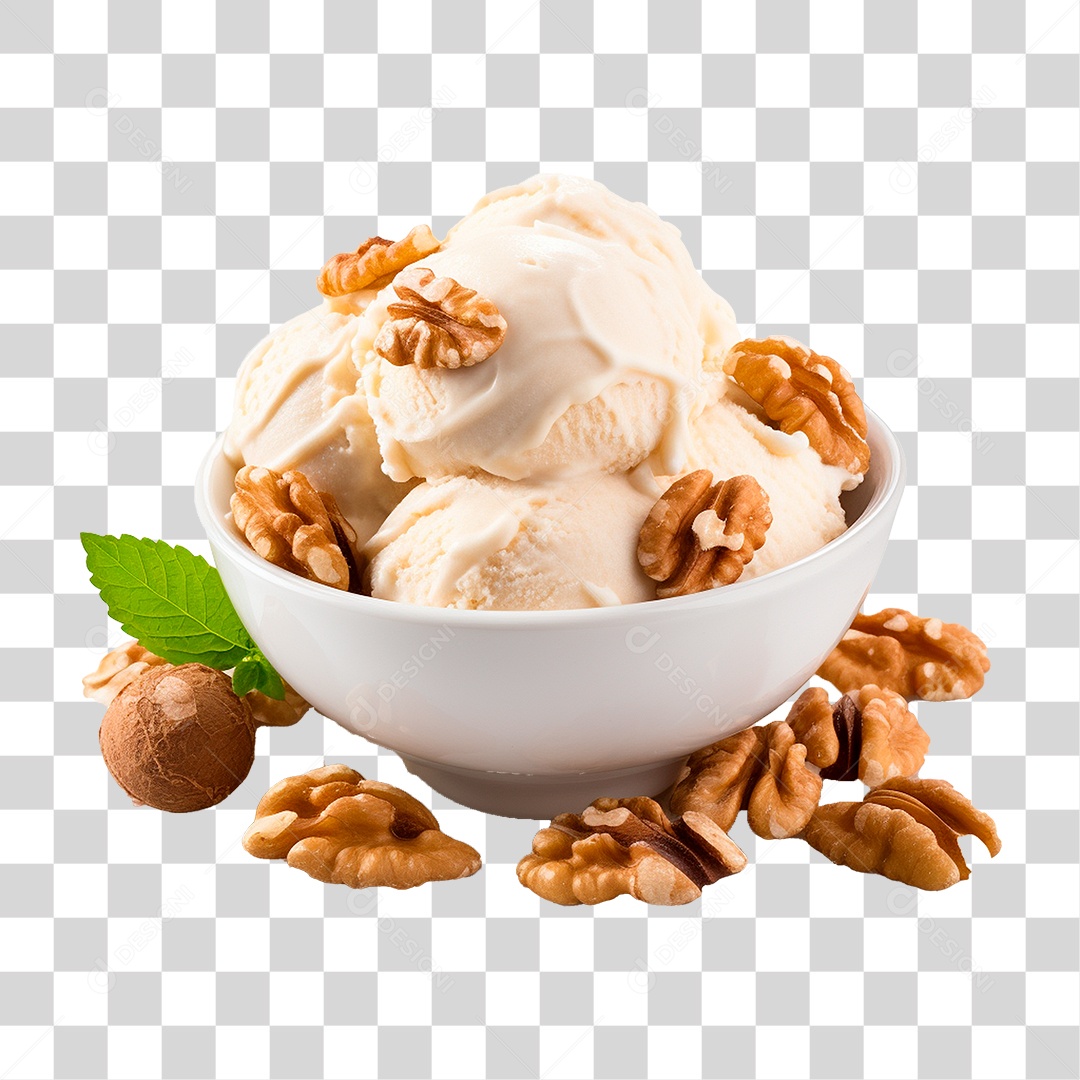 Tigela de Sorvete PNG Transparente