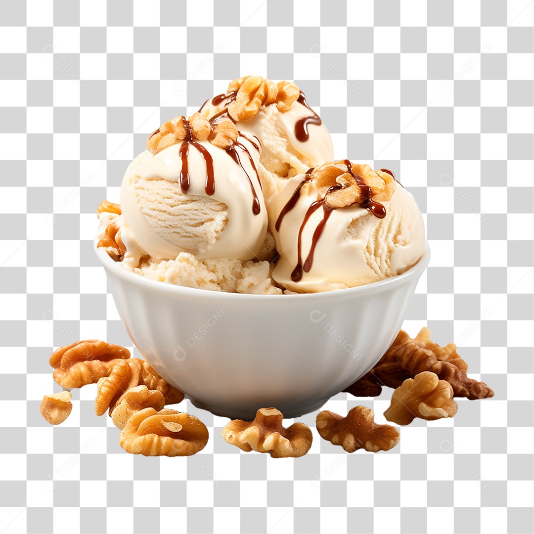 Tigela de Sorvete PNG Transparente