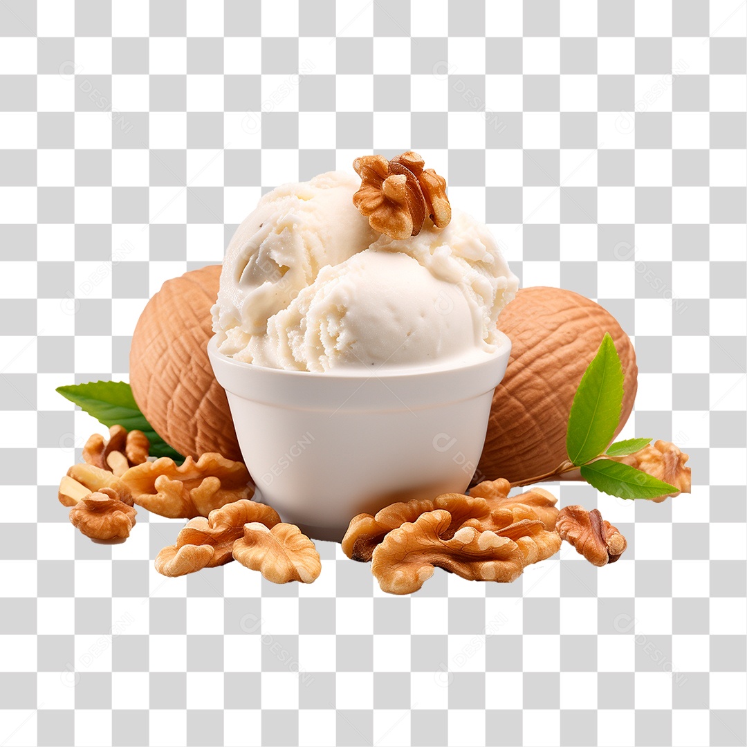 Tigela de Sorvete PNG Transparente