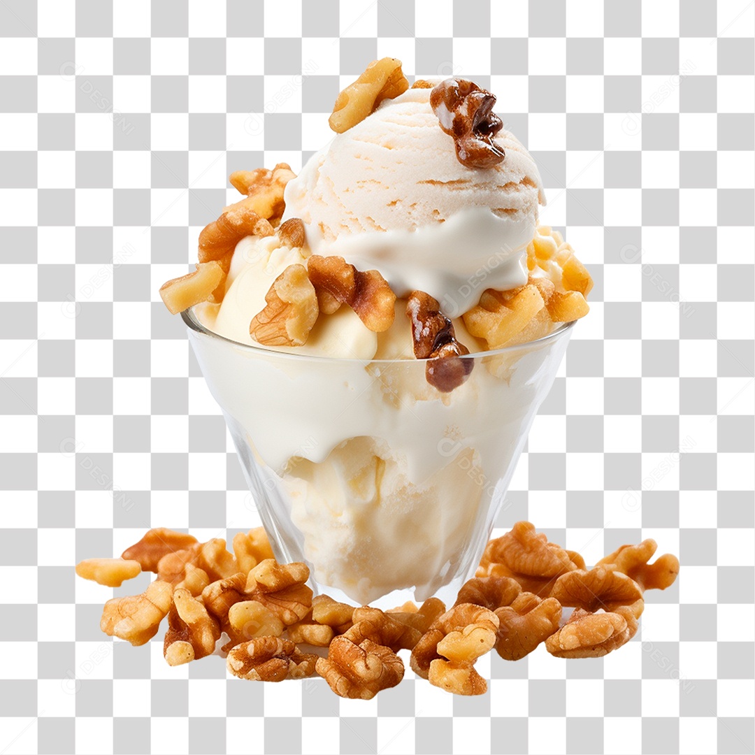 Tigela de Sorvete PNG Transparente