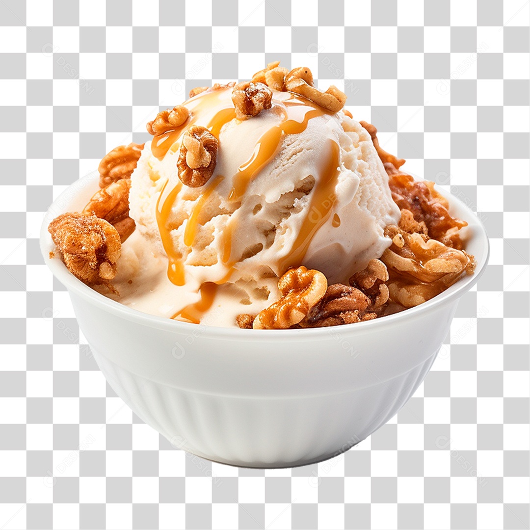 Tigela de Sorvete PNG Transparente