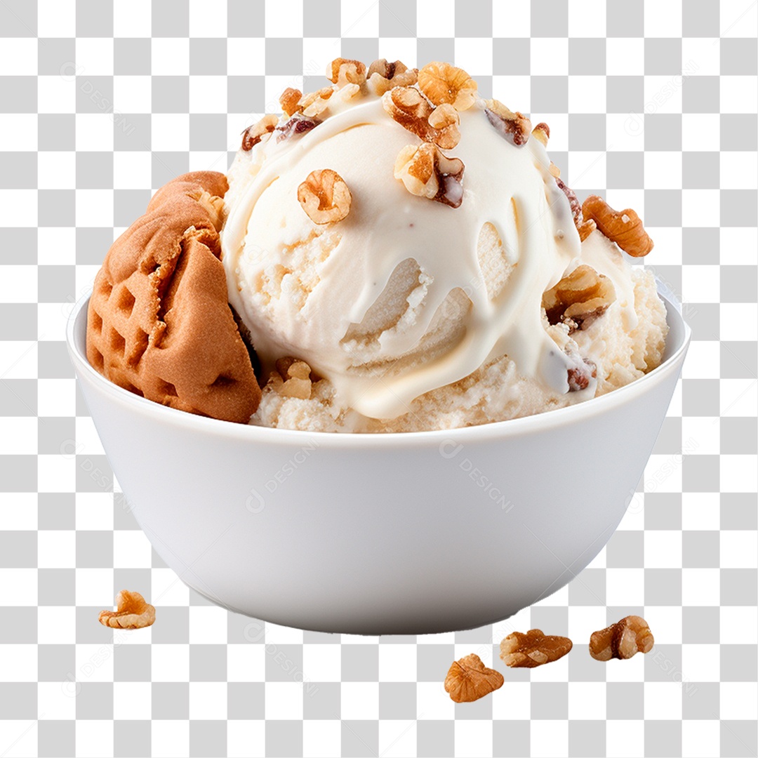 Tigela de Sorvete PNG Transparente