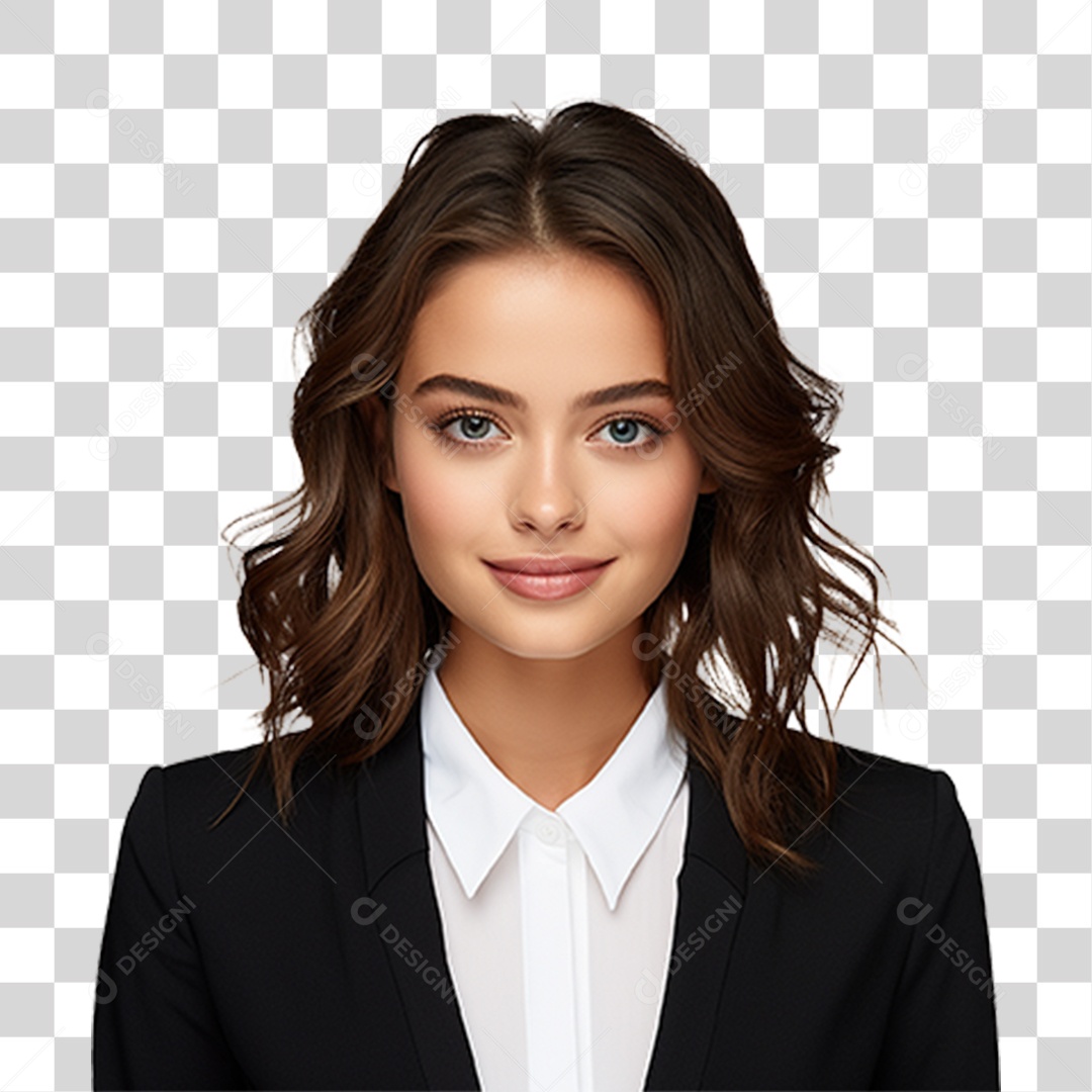 Empresária de Terno PNG Transparente