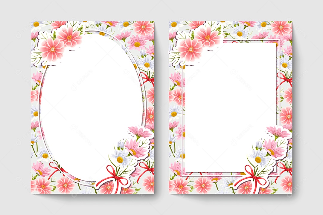 Cartão de Primavera Ilustração Vetor EPS