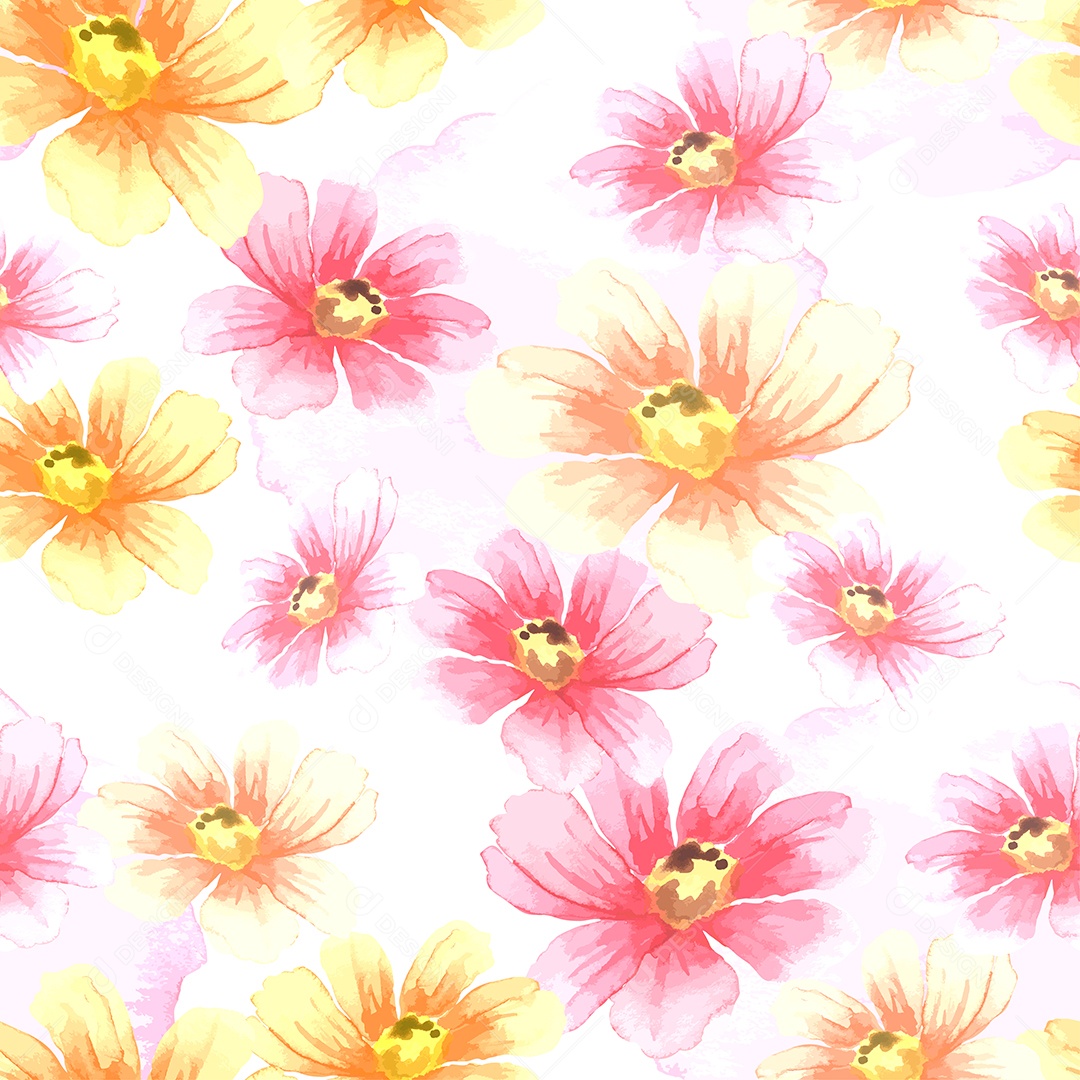 Flores Ilustração Vetor EPS