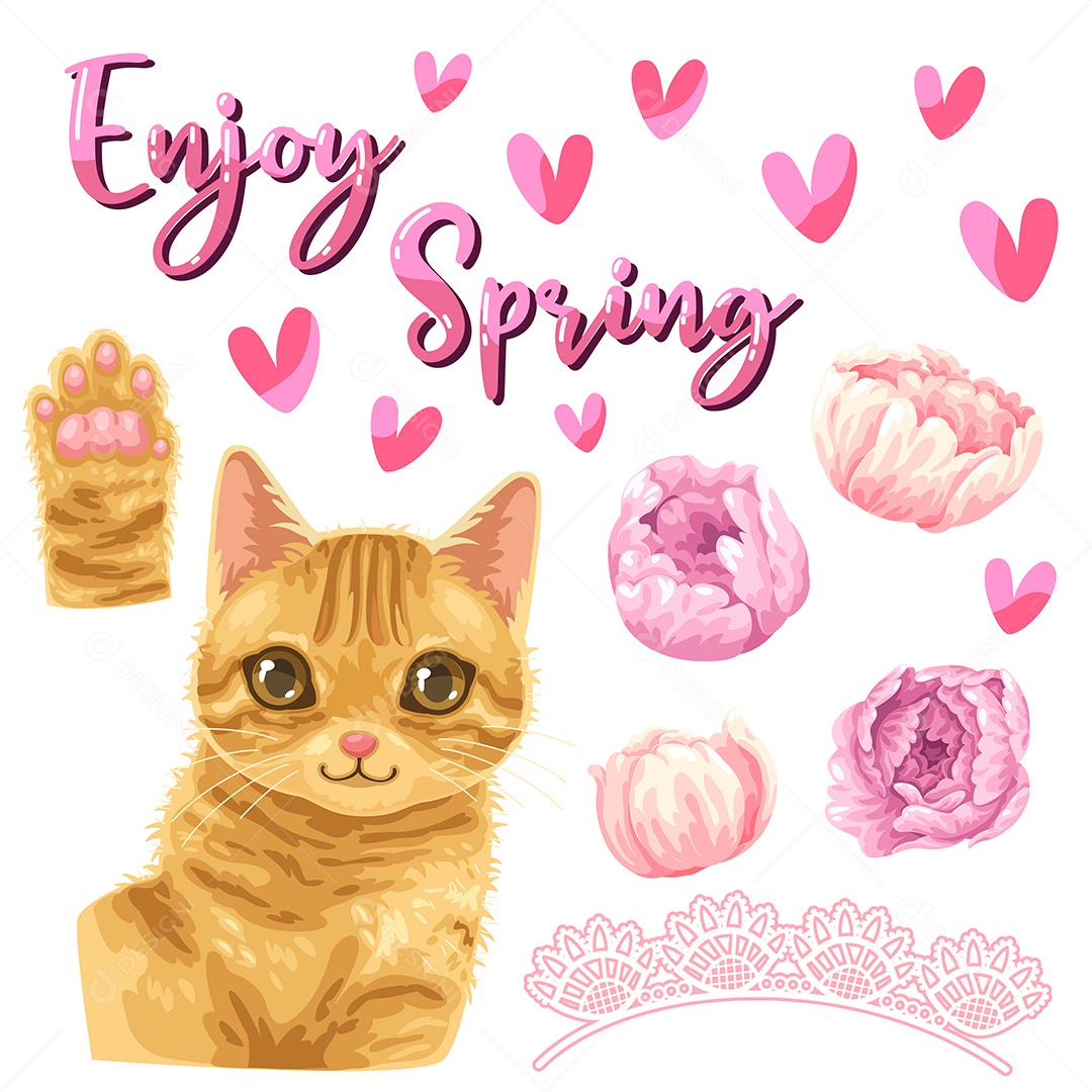 Aproveite a Primavera Ilustração Vetor EPS