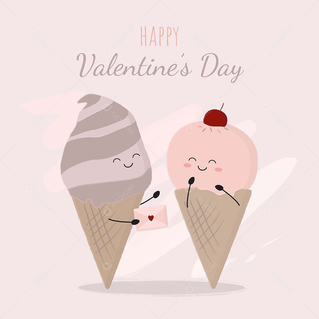 Feliz Dia dos Namorados Ilustração Vetor EPS