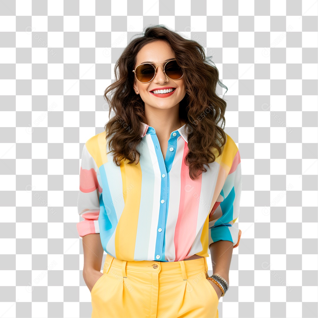 Mulher Moda Verão Praias PNG Transparente