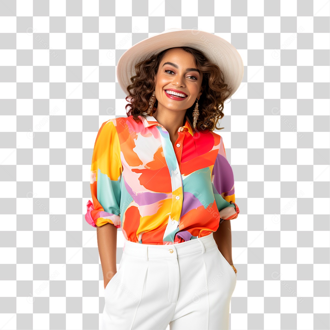 Mulher Moda Verão Praias PNG Transparente