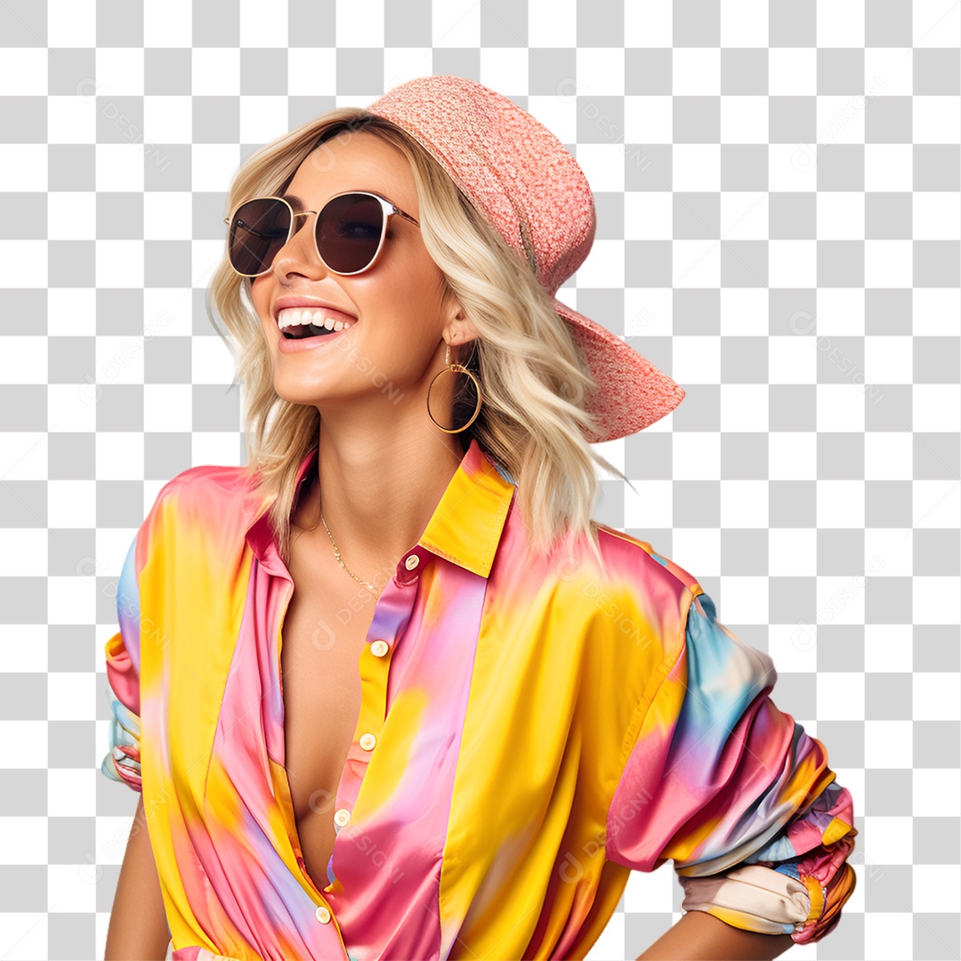 Mulher Moda Verão Praias PNG Transparente