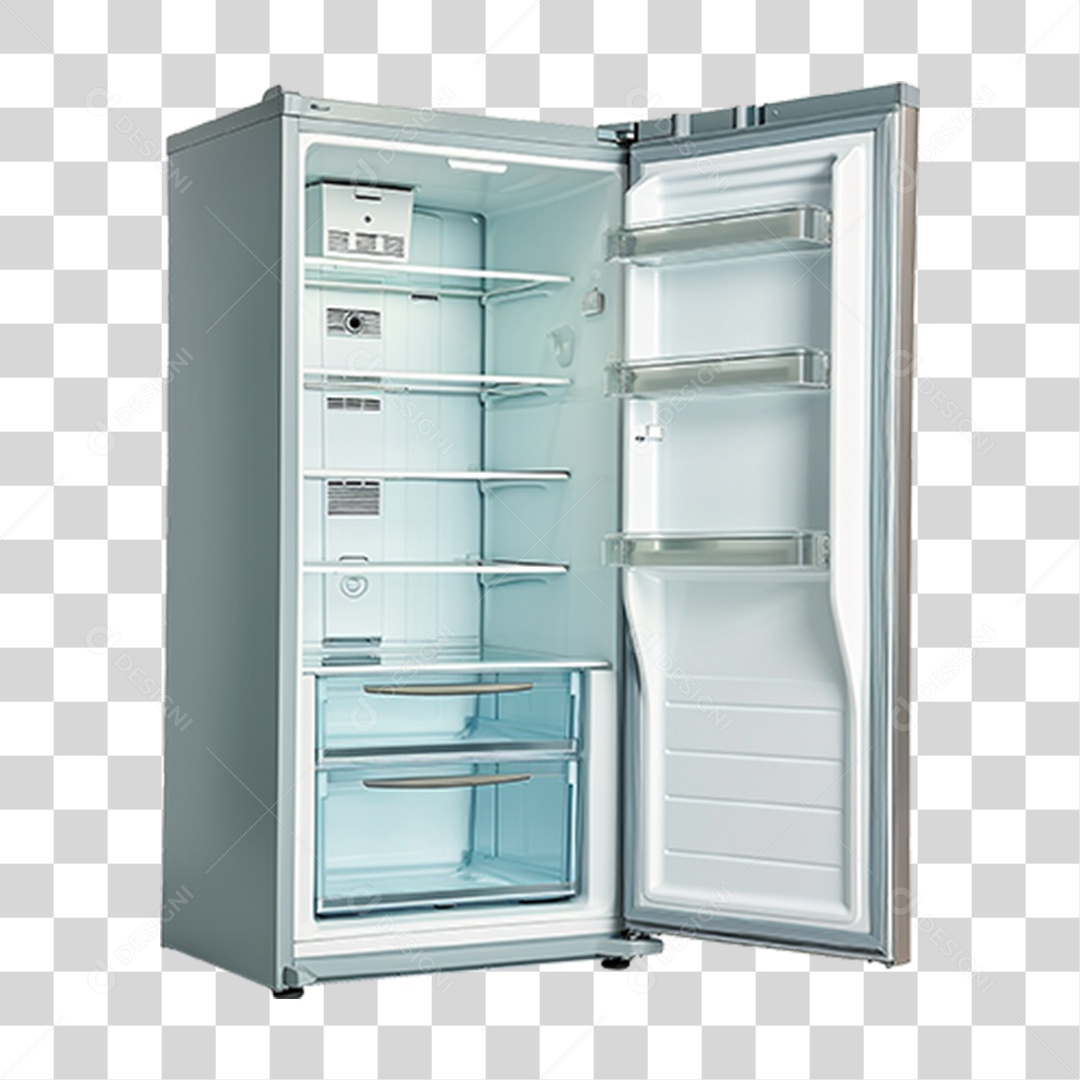 Geladeira Branca PNG Transparente