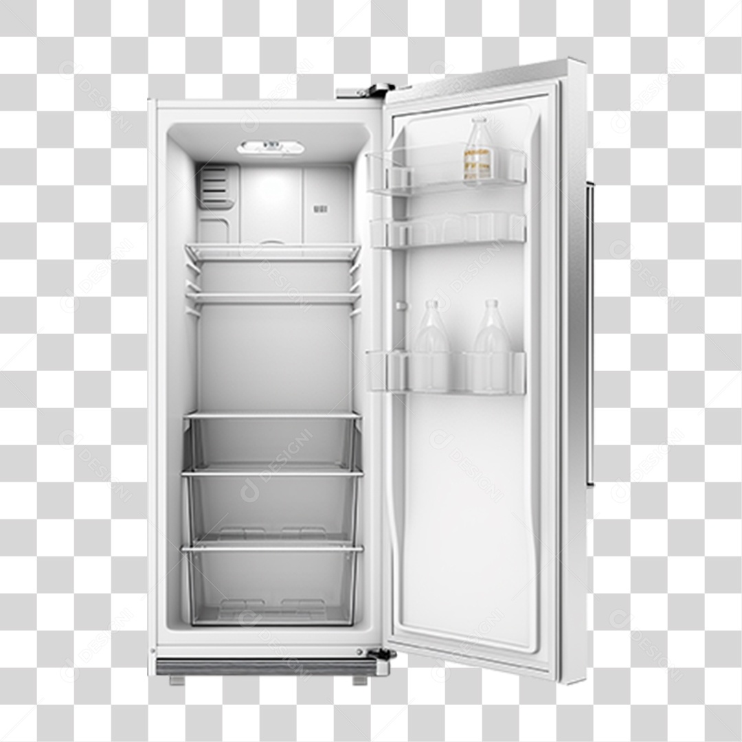 Geladeira Branca PNG Transparente