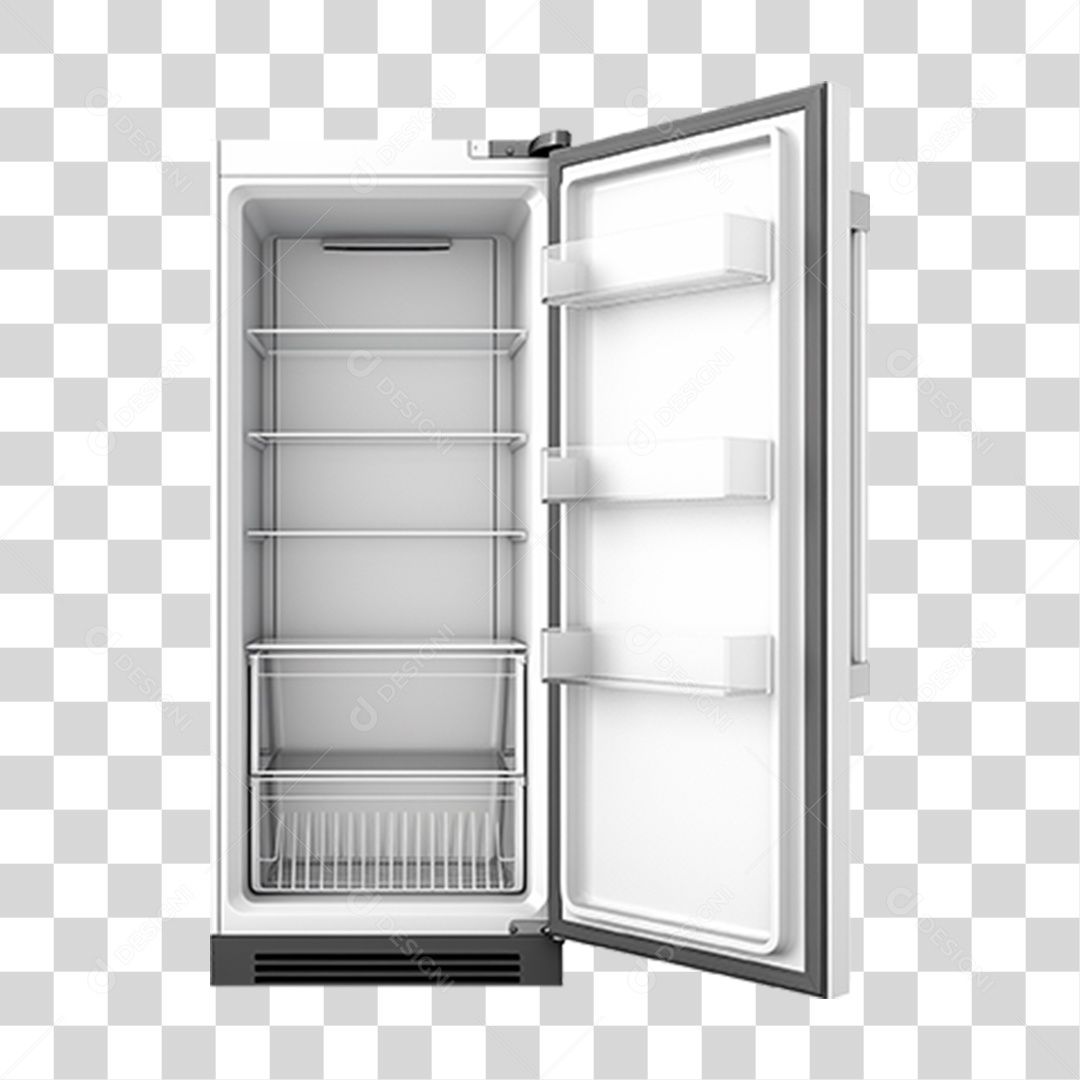 Geladeira Branca PNG Transparente
