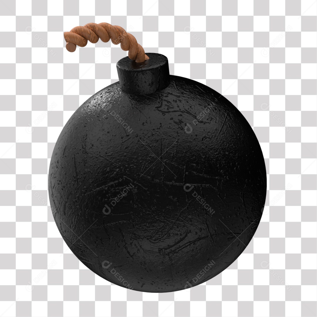 Bomba Elemento 3D de Explosão De Ofertas para Composição PNG Transparente